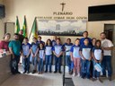 Alunos da escola Dom Aureliano Matos visitam a Câmara Municipal de Itaiçaba e conhecem o funcionamento do Poder Legislativo